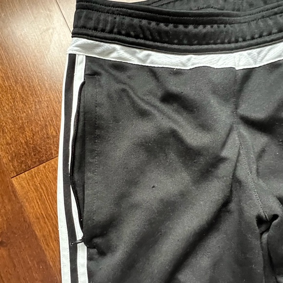 Adidas Skinny Black and White Striped Track Pants XS - Picture 2 of 9
